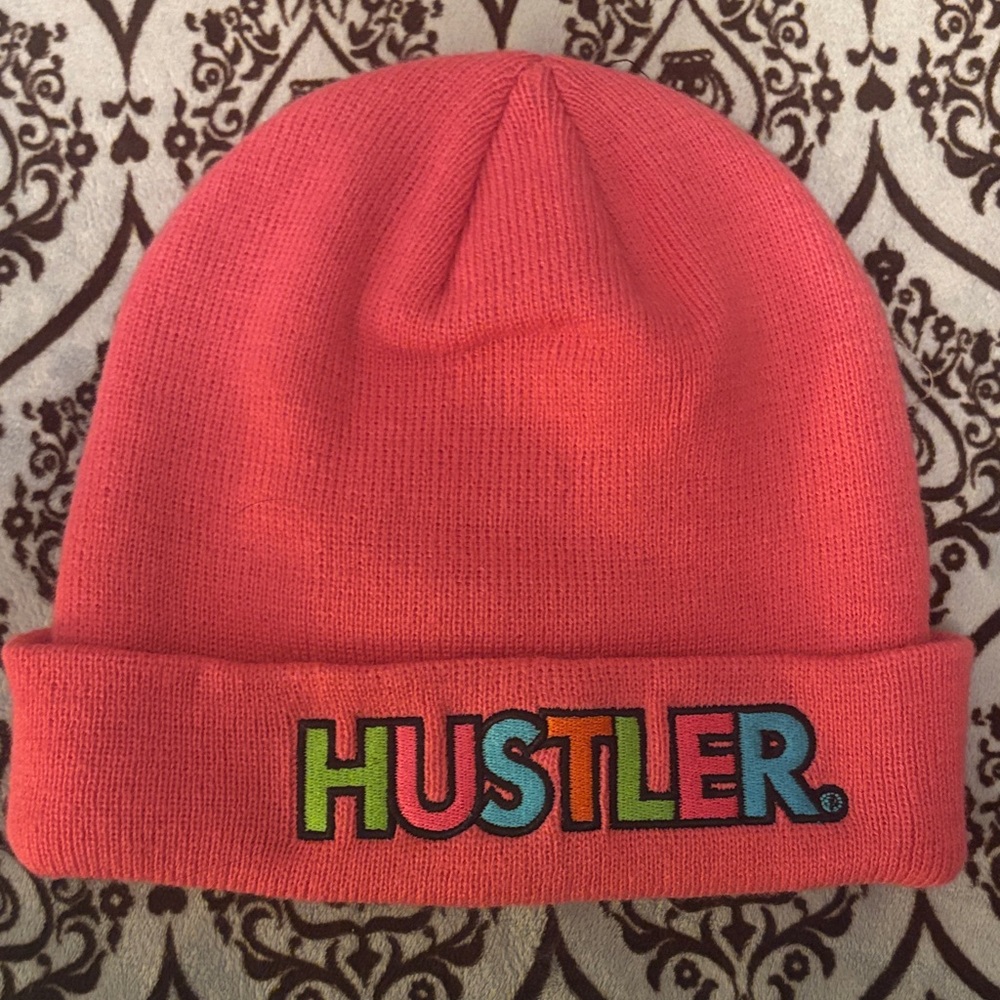 Hustler Hollywood Vibrant Pink Beanie